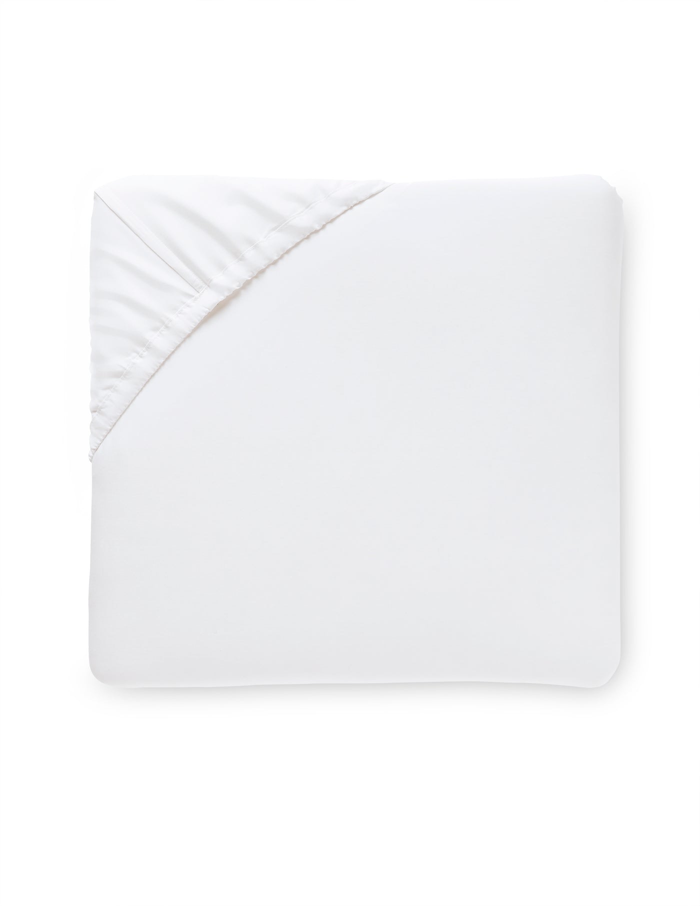 Image of Sferra Finna White fitted sheet.