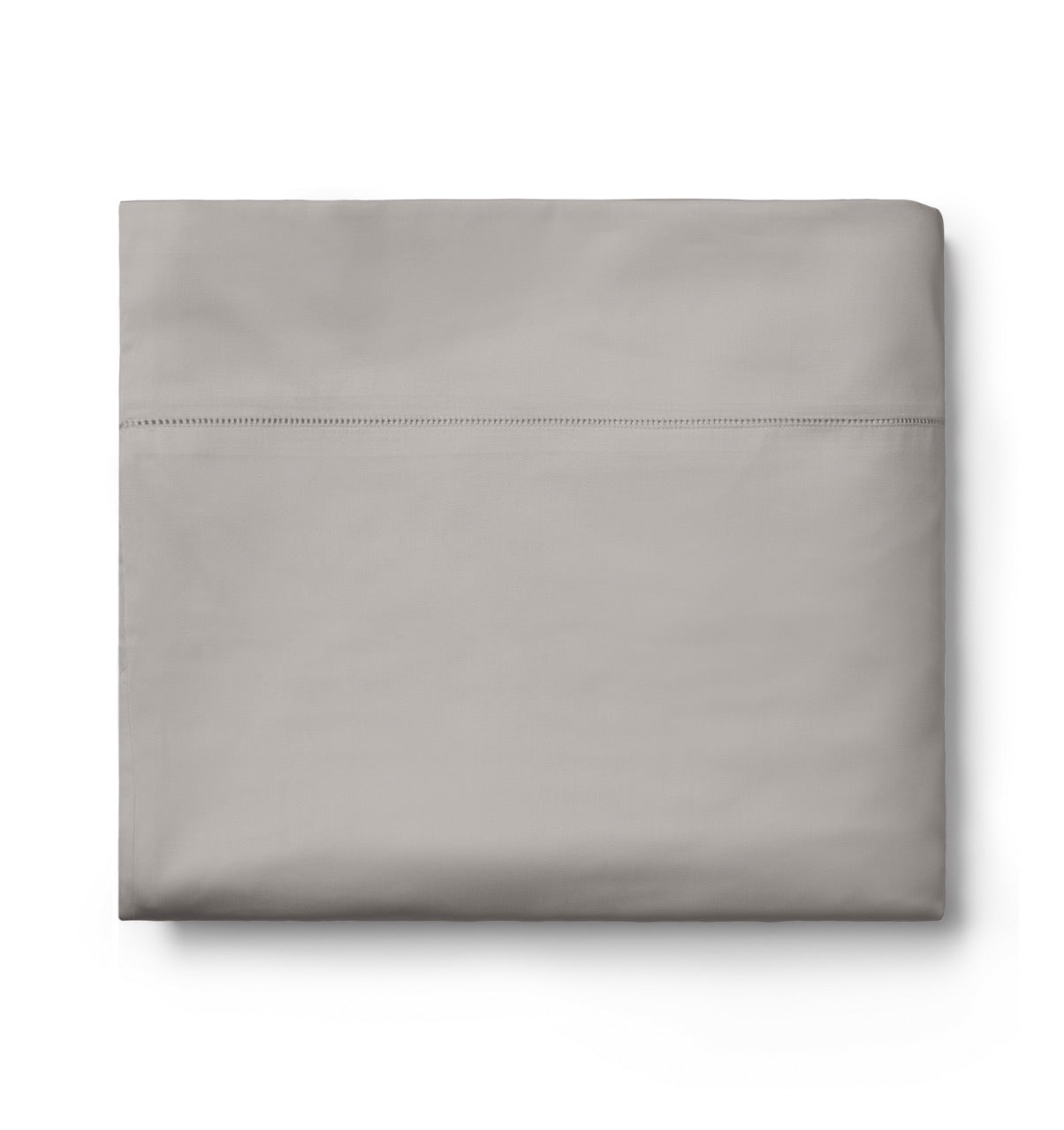 Image of Sferra Giotto duvet cover in color grey.