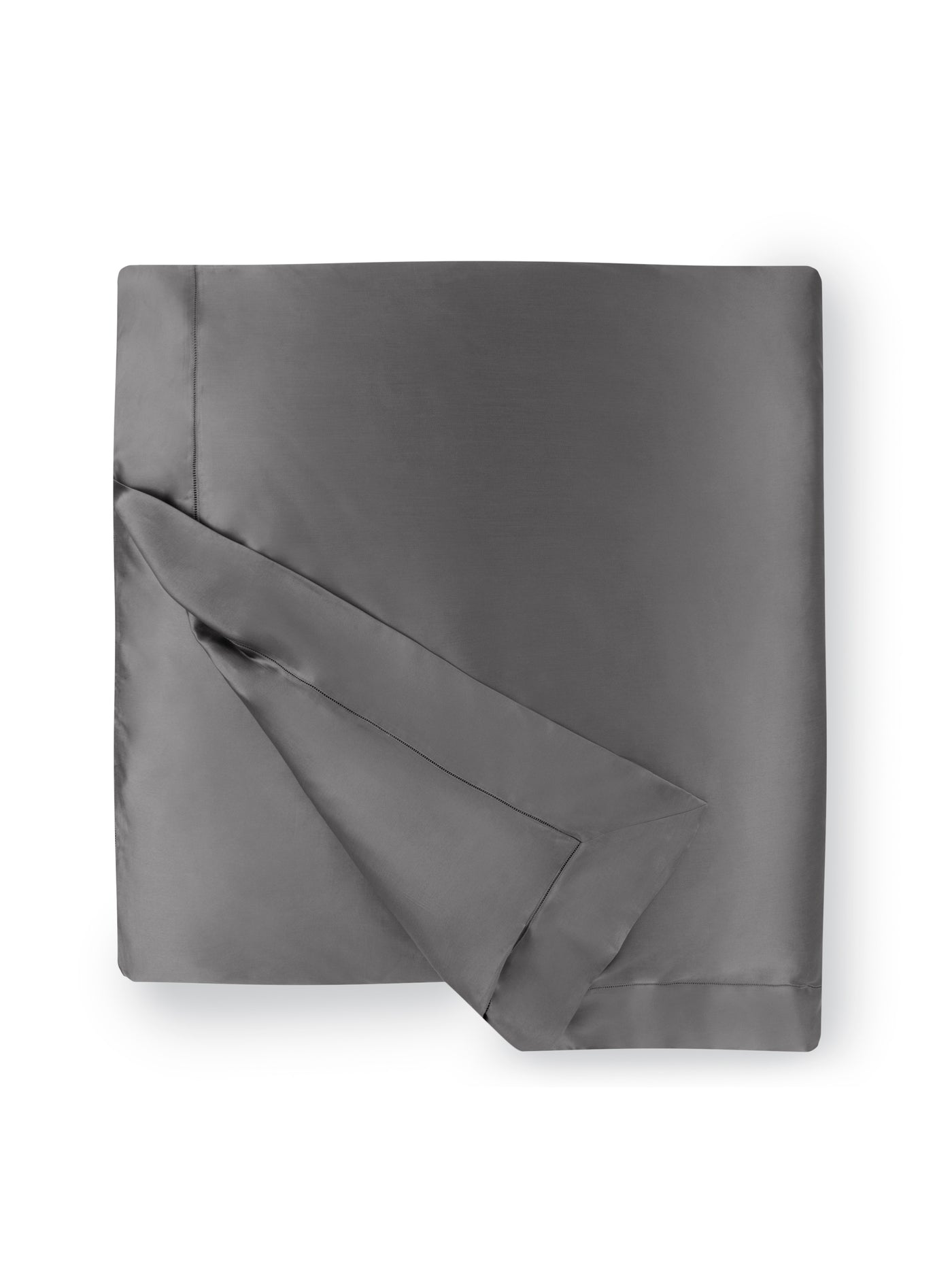 Image of Sferra Giotto duvet cover in color Titanium.