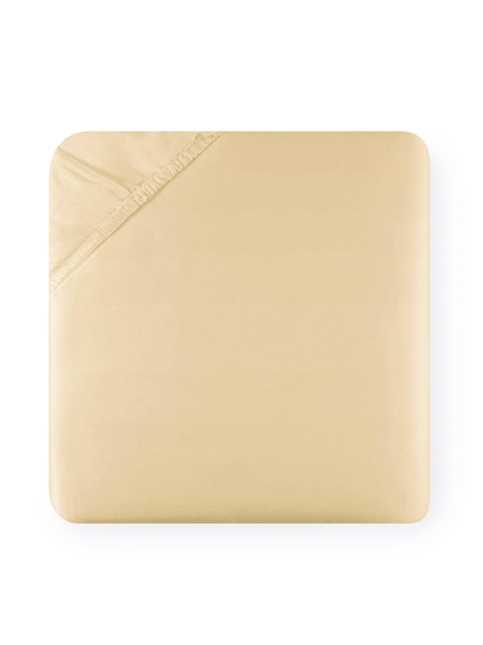 Image of Sferra Giotto fitted sheet in color sheet in color Honey.