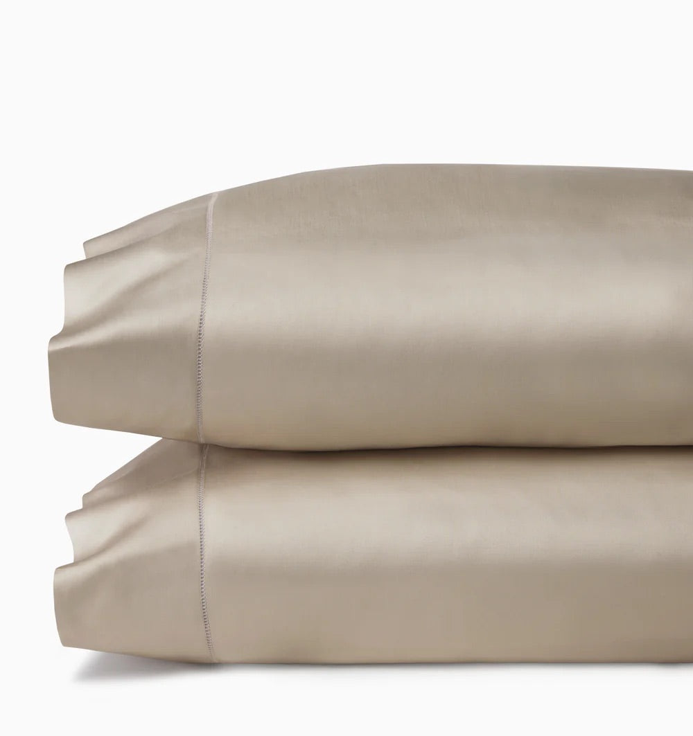 Image of Sferra Giotto pillowcase in color Grey.