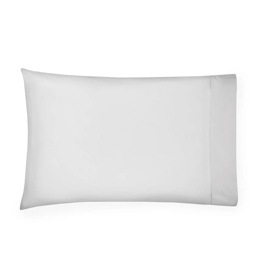 Image of Sferra Giza Percale pillowcase in color Tin.