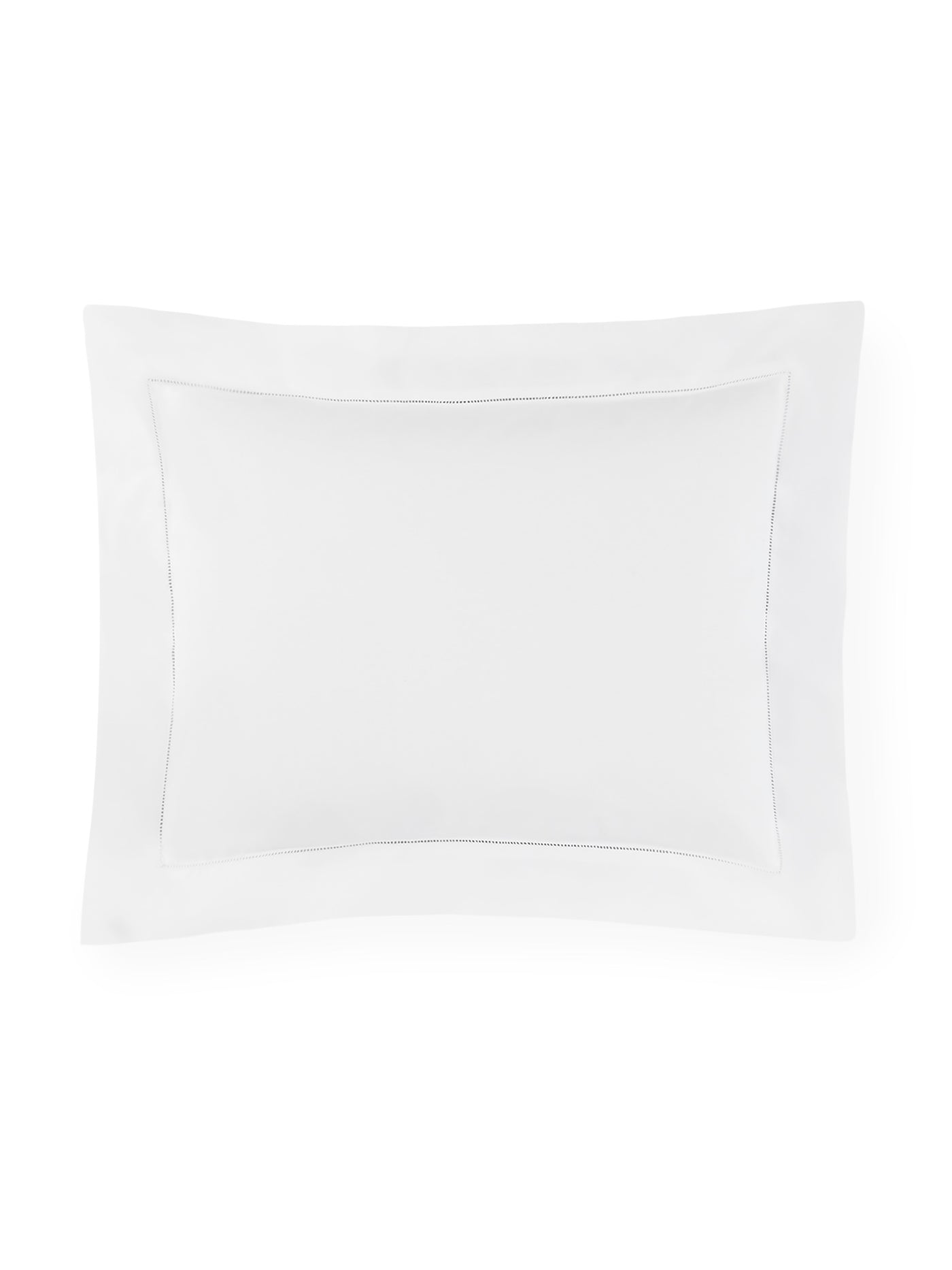 Image of Sferra Giza45 Percale sham in color White.