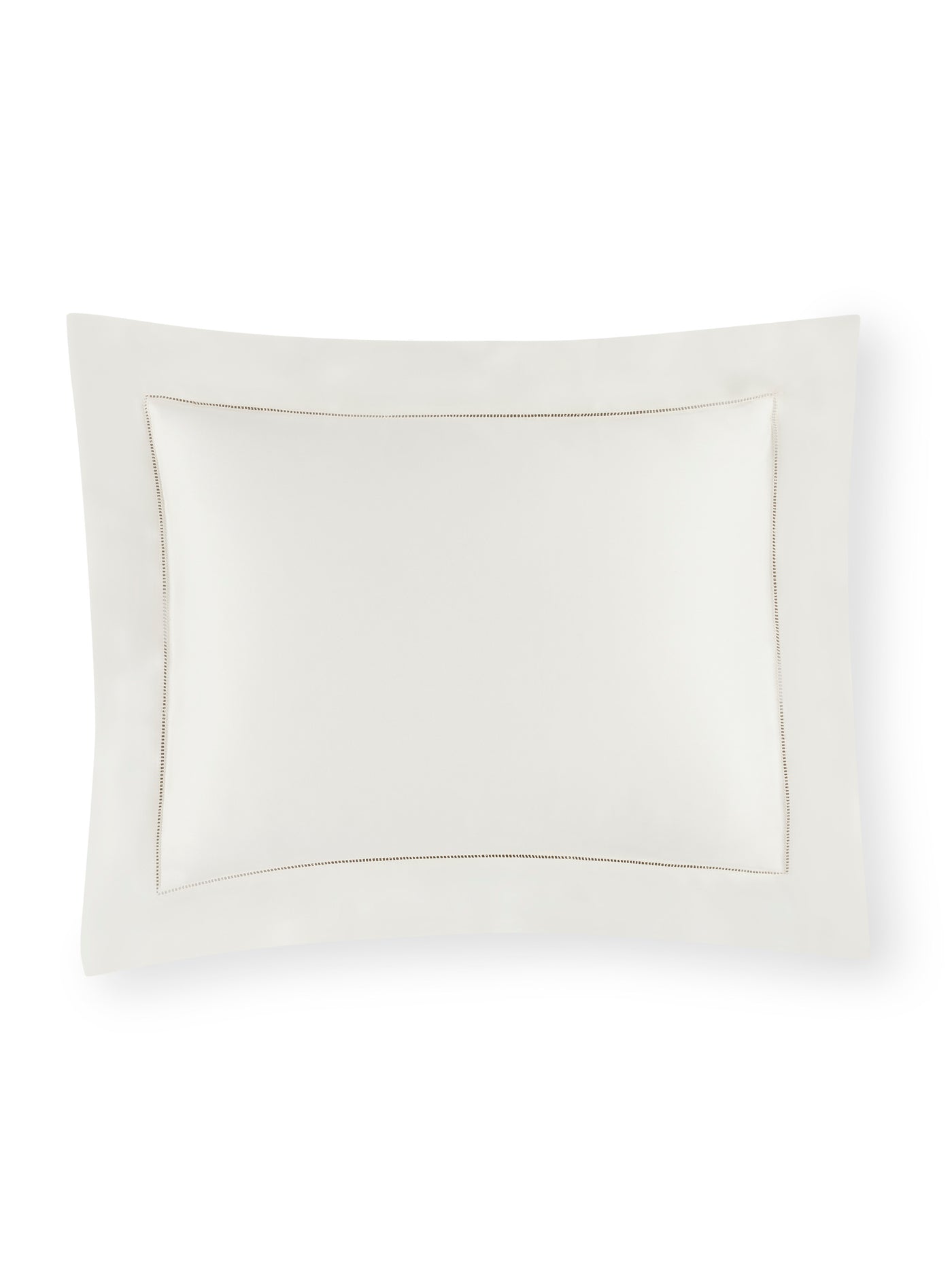 Image of Sferra Giza45 Sateen sham in color Ivory.