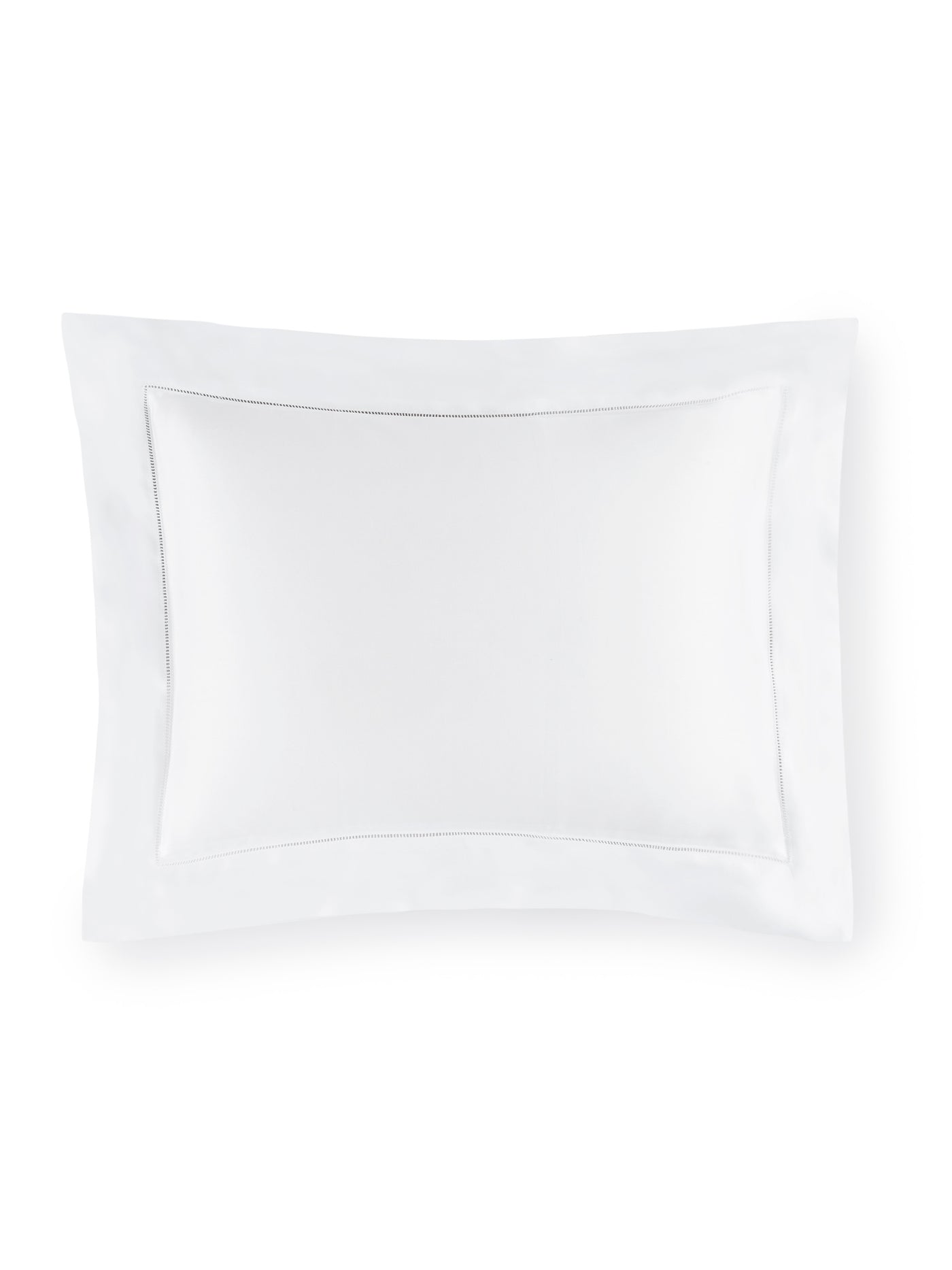 Image of Sferra Giza45 Sateen sham in color White.