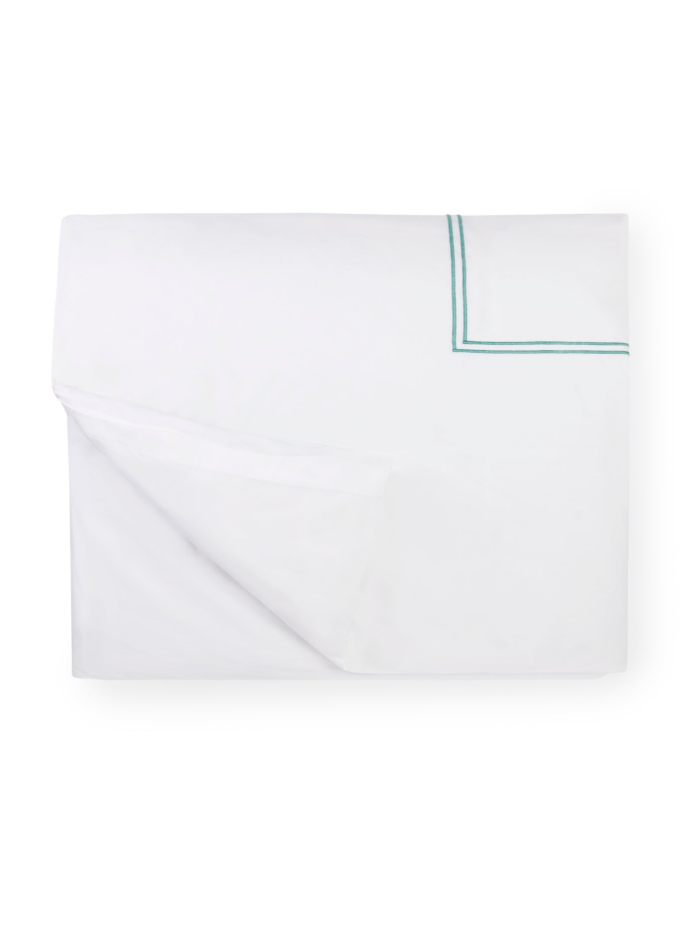 Image of Sferra Grande Hotel duvet cover in color aqua.