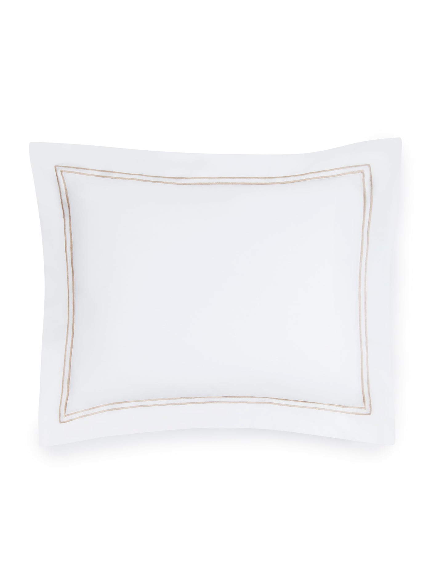 Image of Sferra Grande Hotel pillow sham in color White taupe.