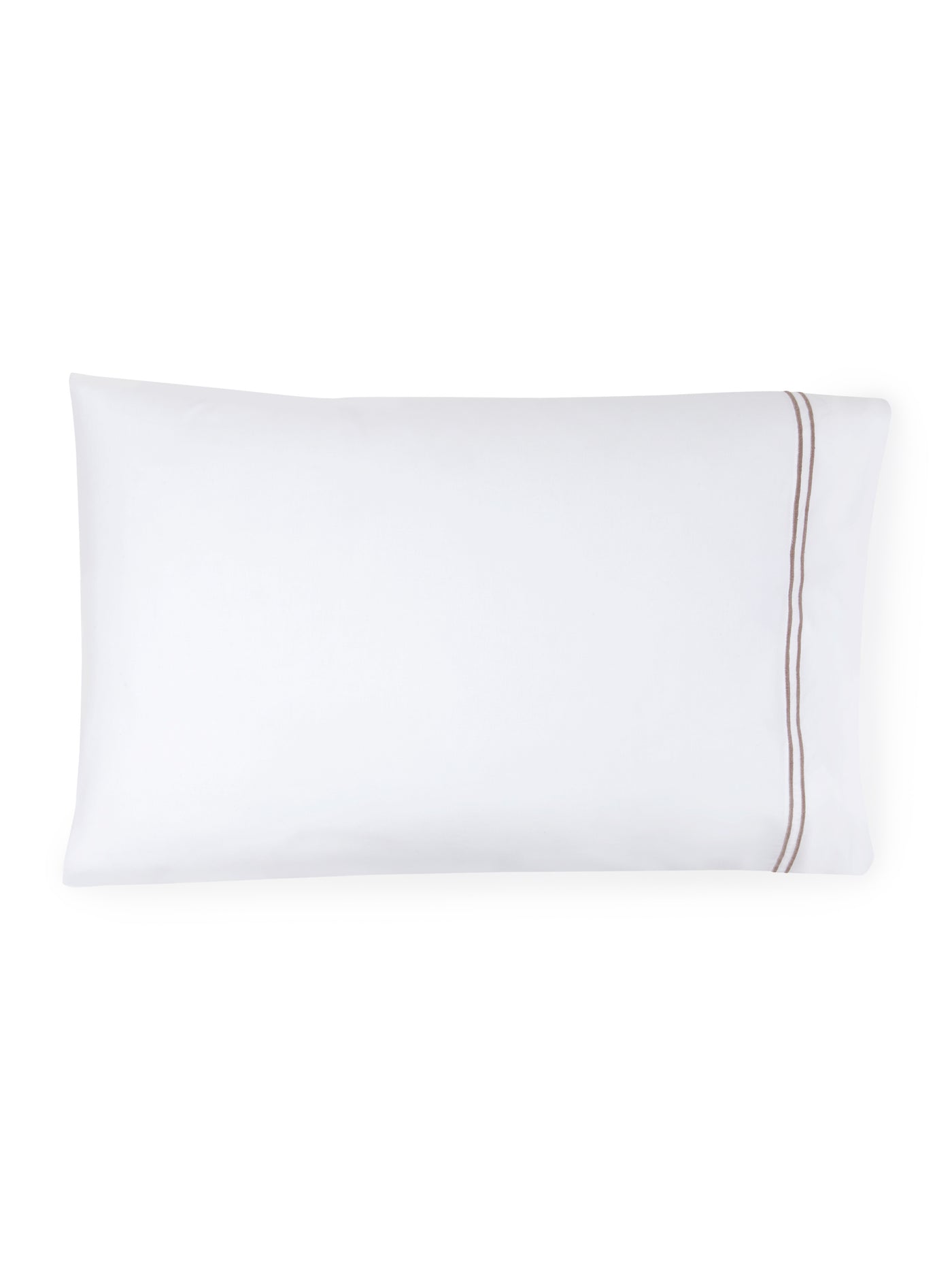 Image of Sferra Grande Hotel pillowcase in color White grey.