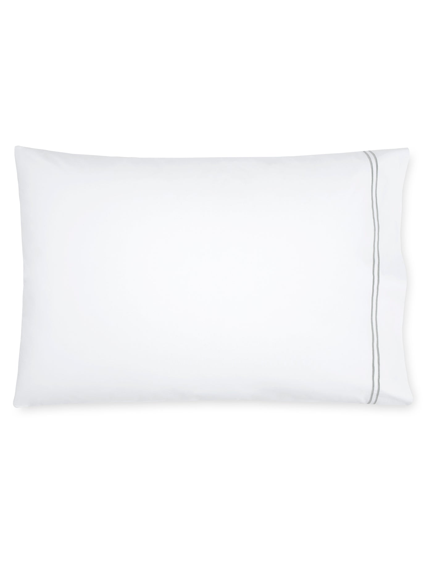 Image of Sferra Grande Hotel pillowcase in color White Silver.