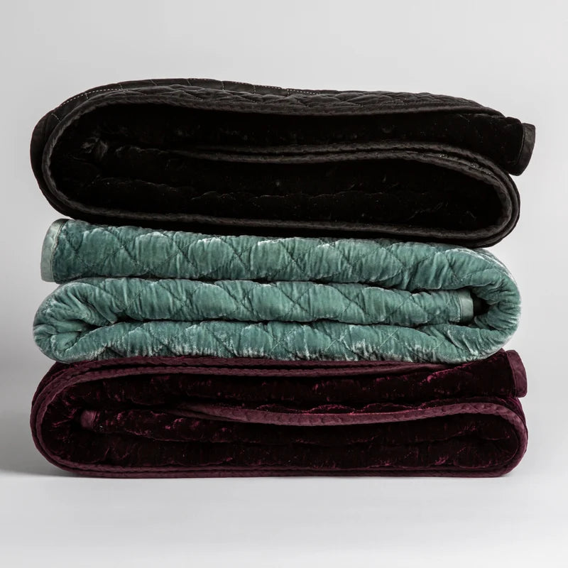Silk Velvet | Quilted Blanket
