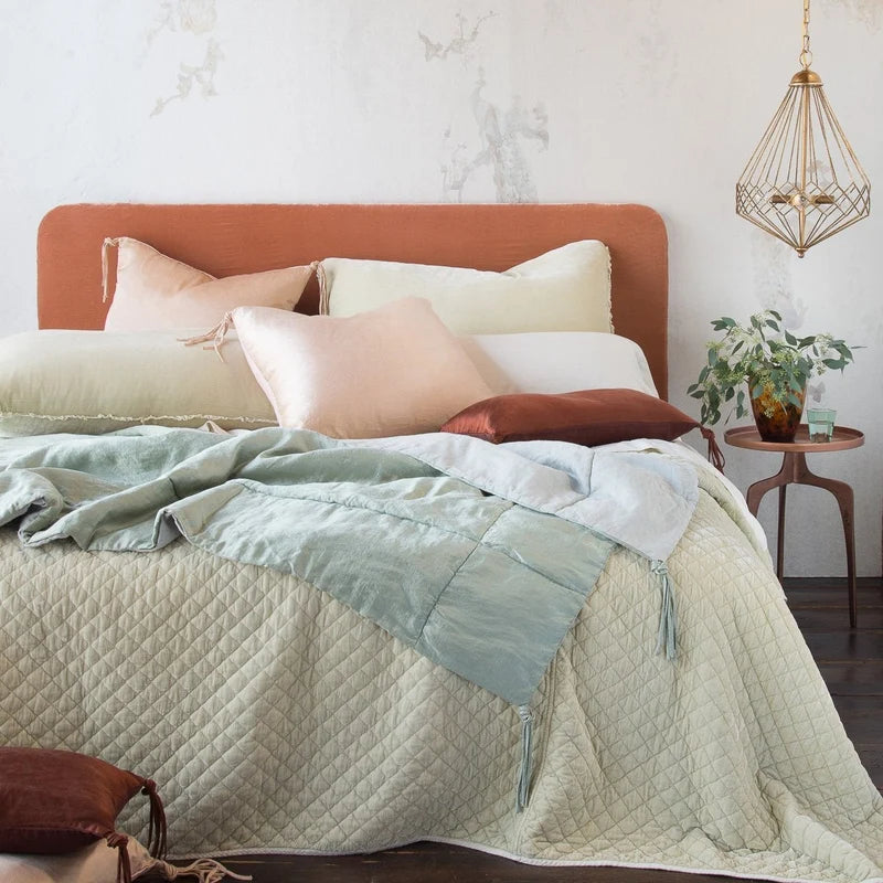 Silk Velvet | Quilted Coverlet