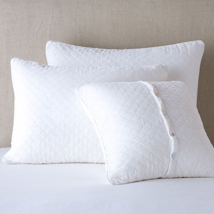 Photo of the Silk Velvet | Quilted Sham ensemble.