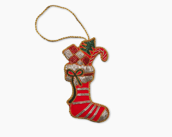 Photo of the Stocking Ornament ensemble.