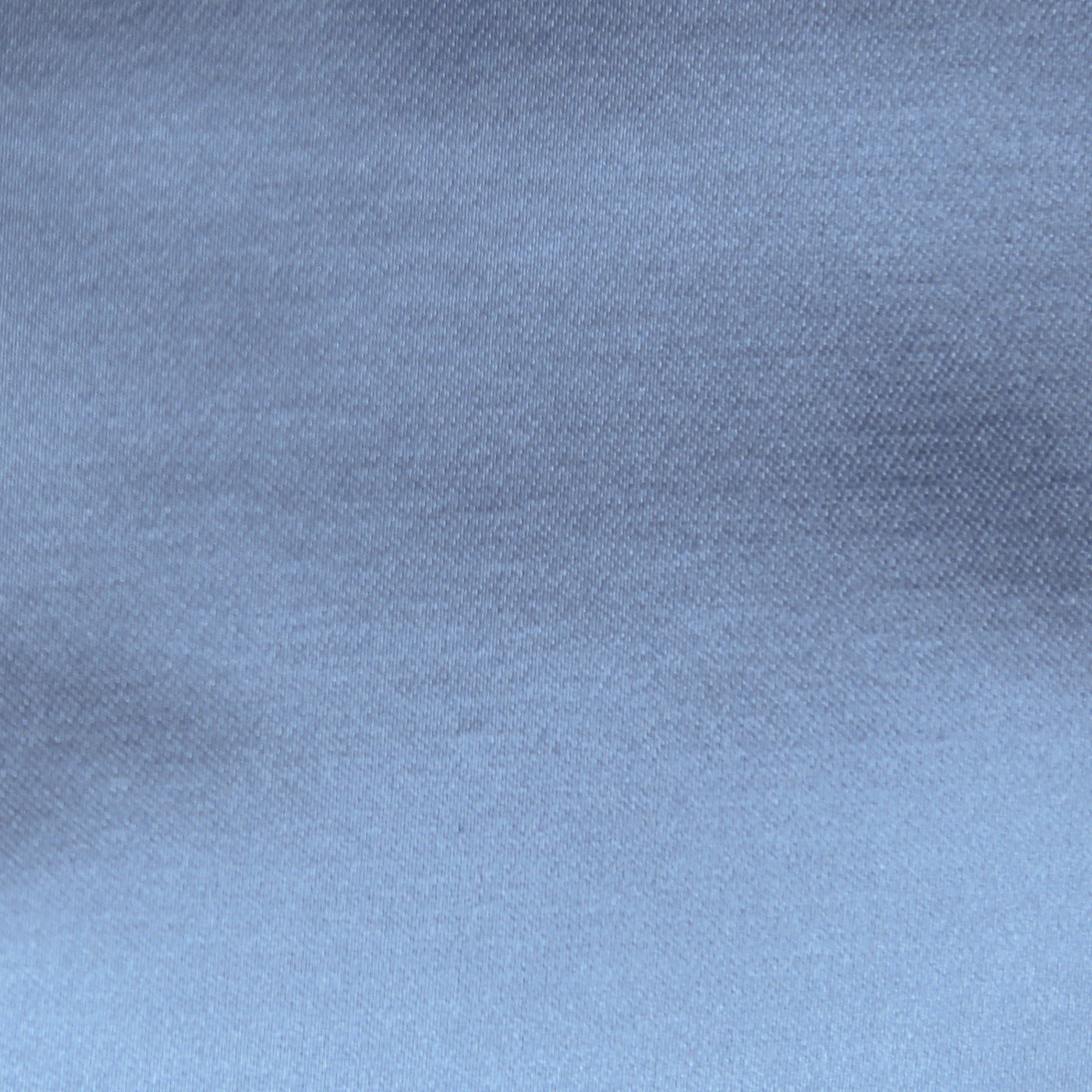 Close-up of Ann Gish Duchess pillow fabric in periwinkle blue with subtle sheen.