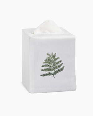 Photo of the Fern Tissue Box Cover ensemble.