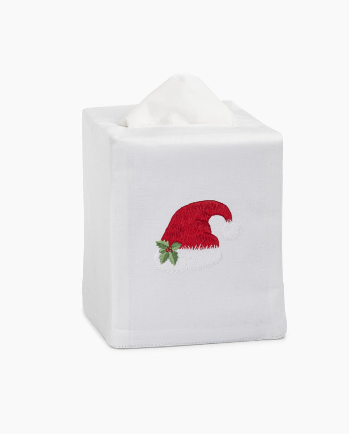 Photo of the Santa Hat Tissue Box Cover ensemble.