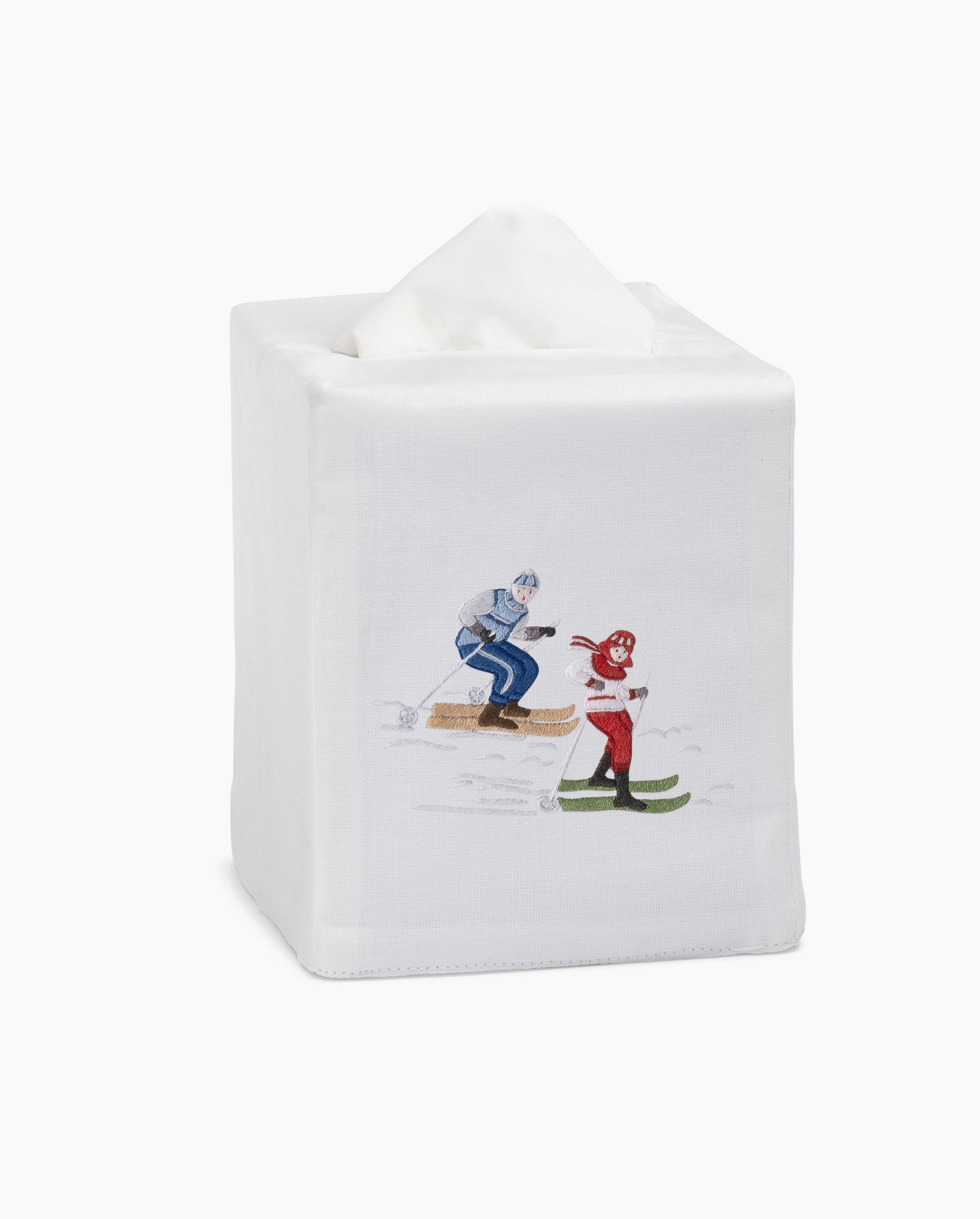 Henry Handwork Skiers Tissue Box Cover - Thumbnail 3