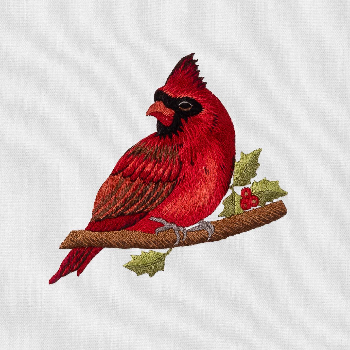 Cardinal Modern Tissue Box Cover