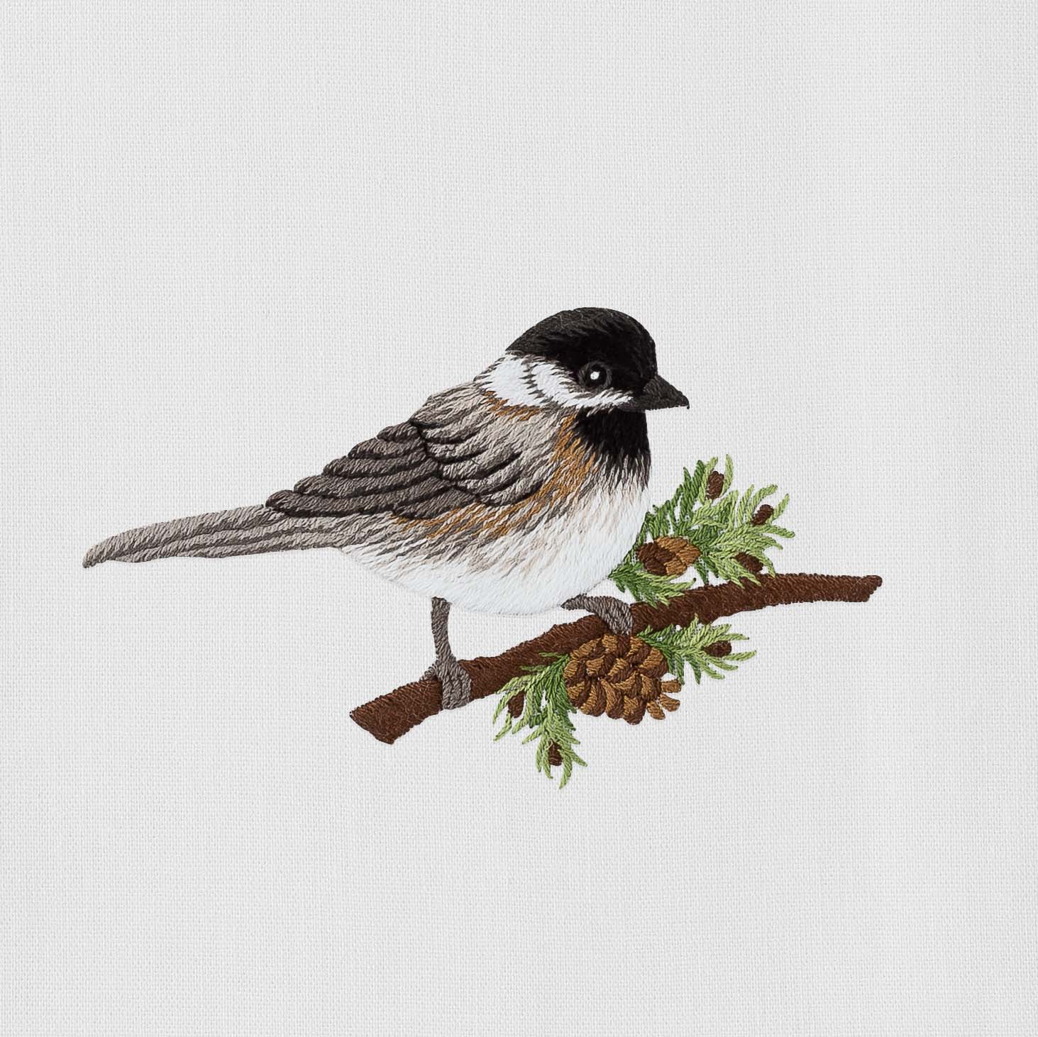 Henry Handwork Chickadee Towel