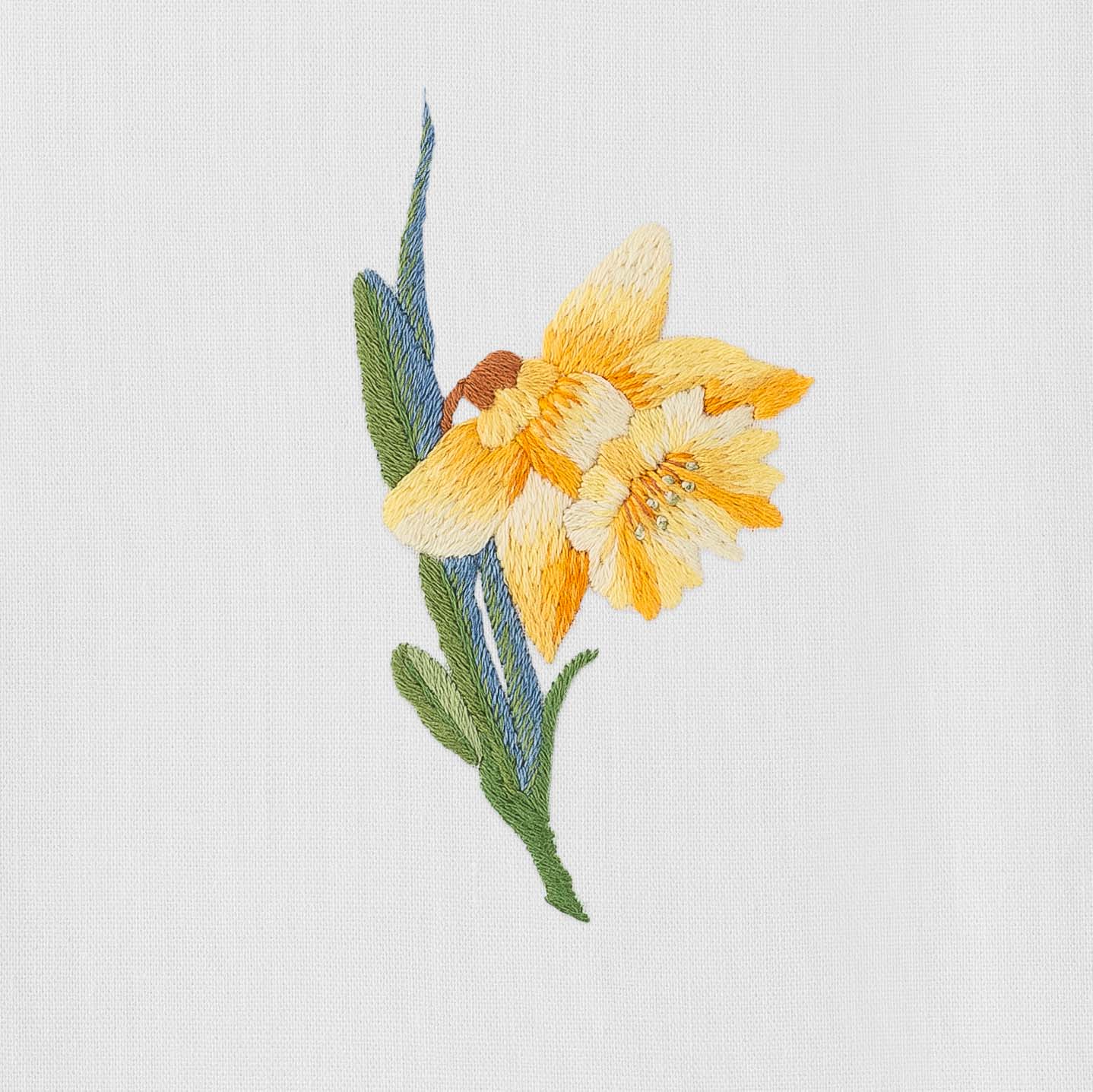 Henry Handwork Daffodil Towel - Thumbnail 4