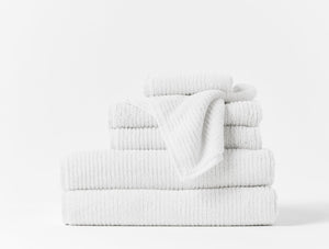 Photo of the Temescal Ribbed | Bath Towel ensemble.