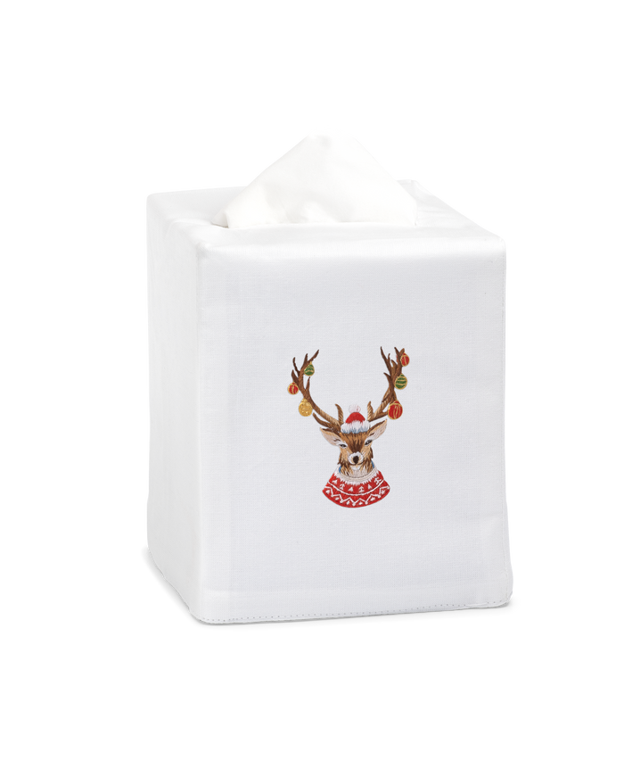 Photo of the Ornament Antlers Tissue Box Cover ensemble.