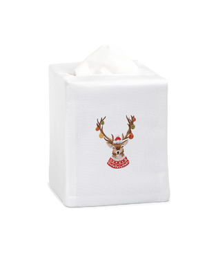 Photo of the Ornament Antlers Tissue Box Cover ensemble.