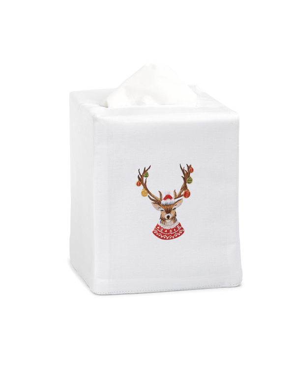 Photo of the Ornament Antlers Tissue Box Cover ensemble.