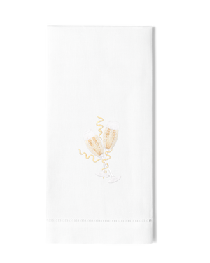 Photo of the Champagne Celebration Hand Towel ensemble.