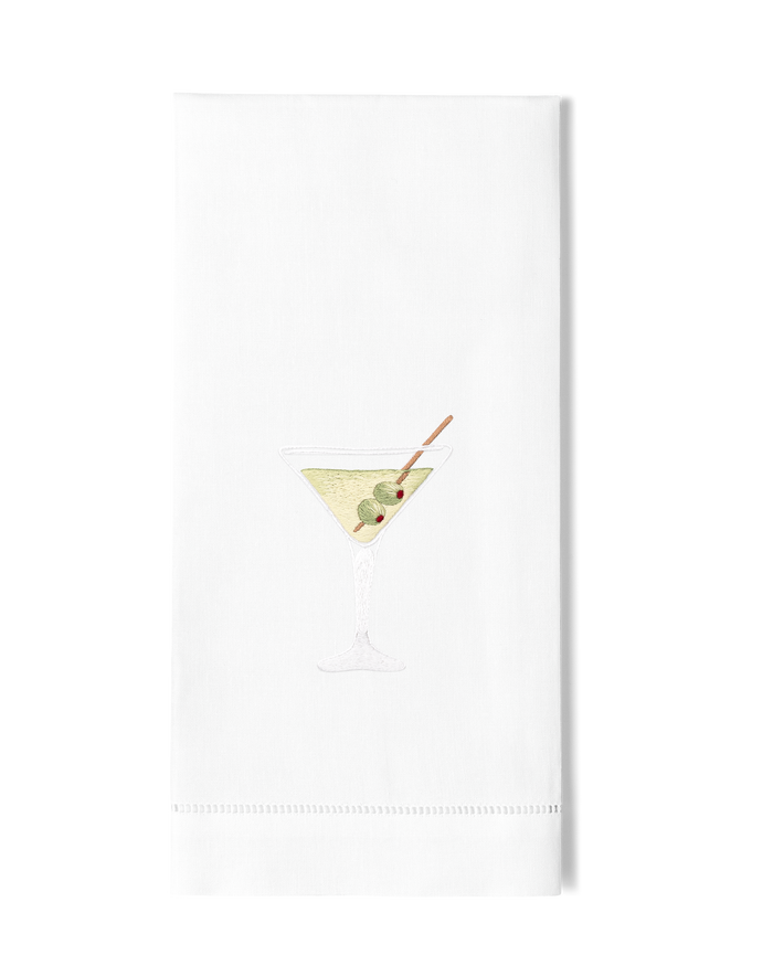 Photo of the Dirty Martini Hand Towel ensemble.