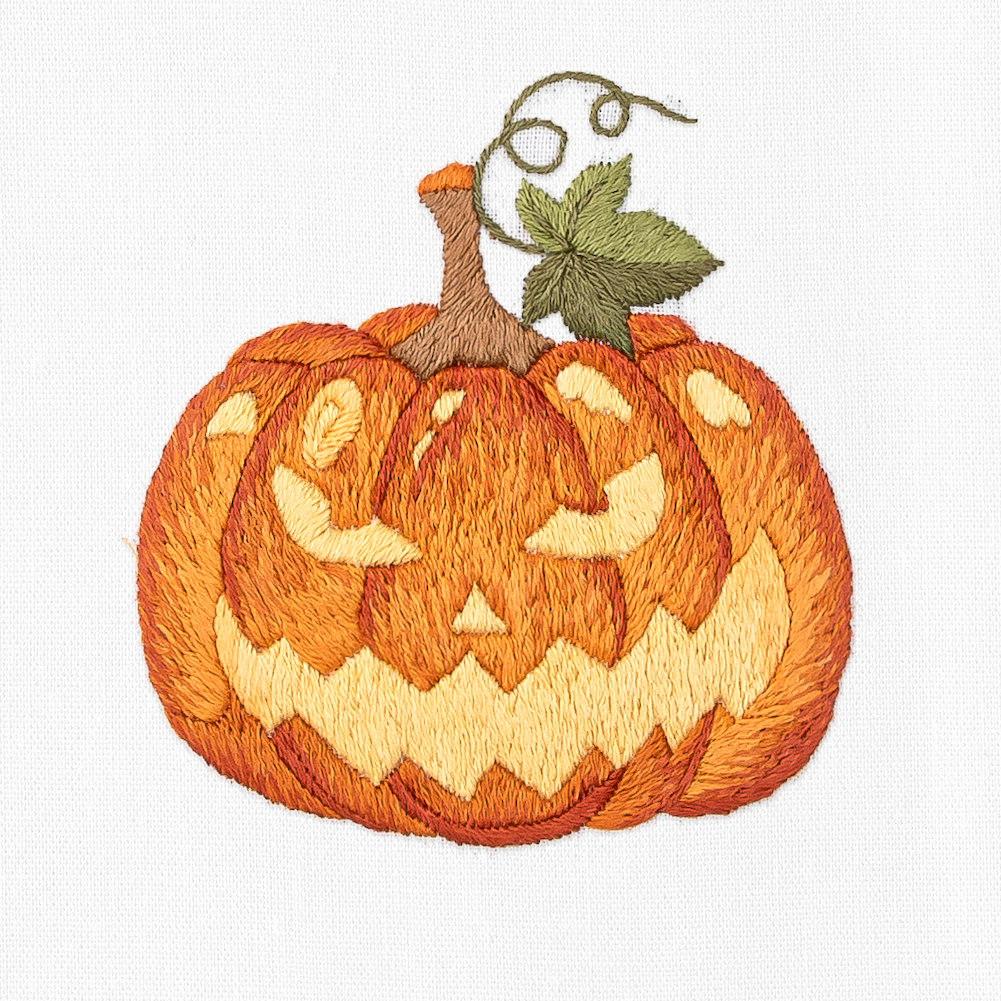 Halloween Pumpkin Grin Hand Towel