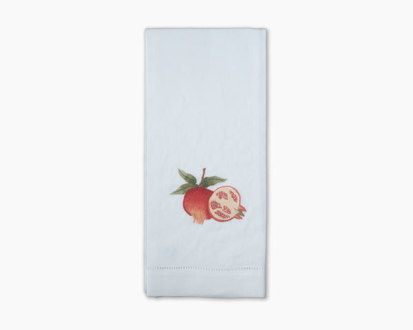 Photo of the Pomegranate Hand Towel ensemble.