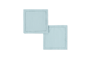 Photo of the Valentina Hemstitch | Cocktail Napkin Set ensemble.