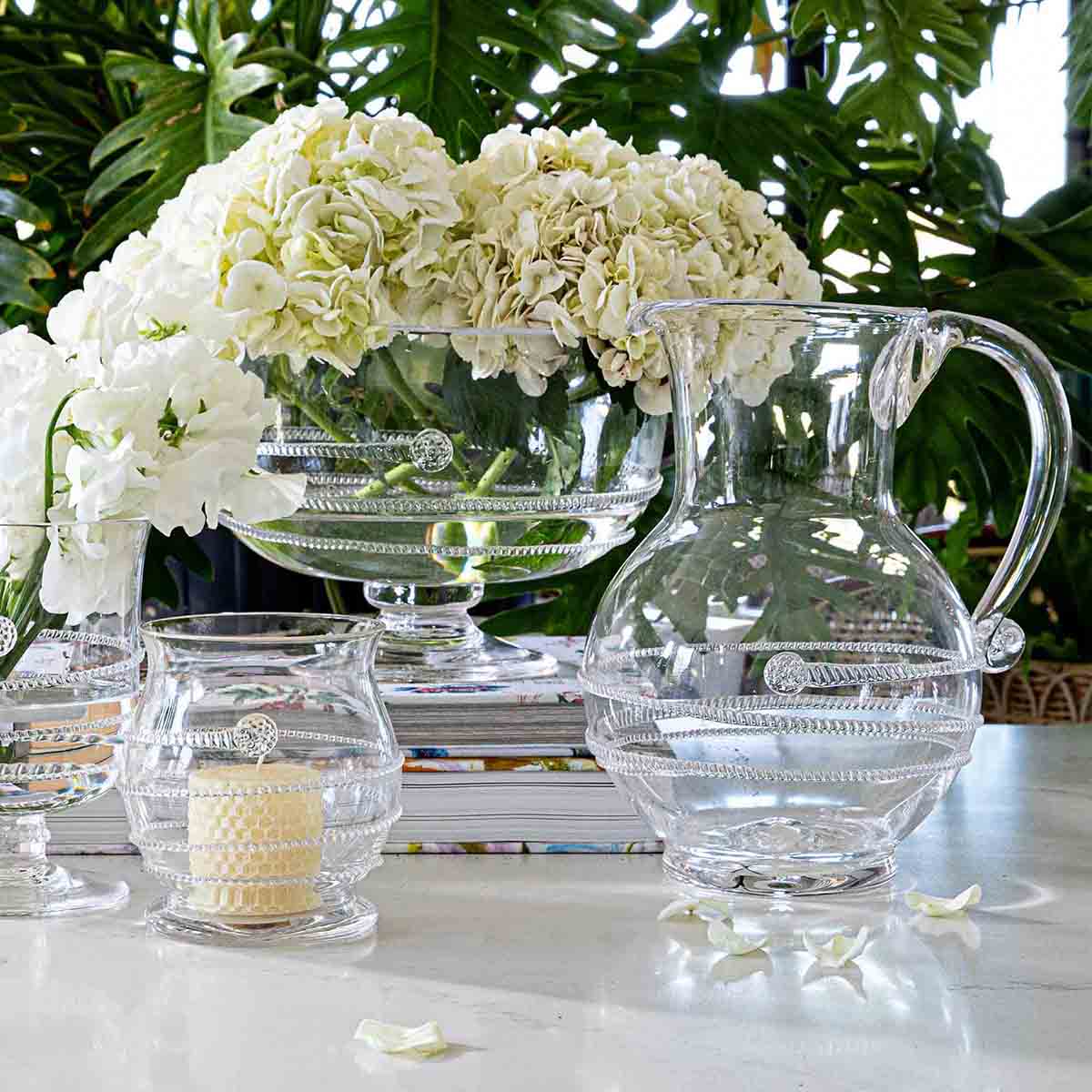 Amalia | Glass Round Pitcher