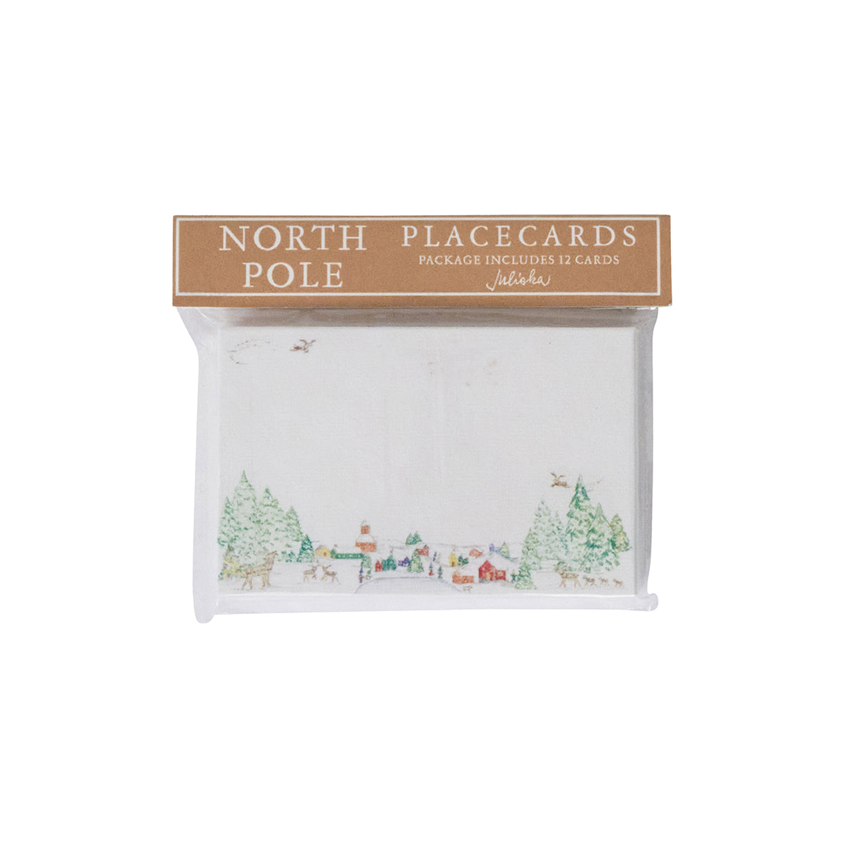 Package of Juliska North Pole place cards