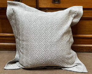 Photo of the Allegro Jacquard | Euro Pillow Sham ensemble.