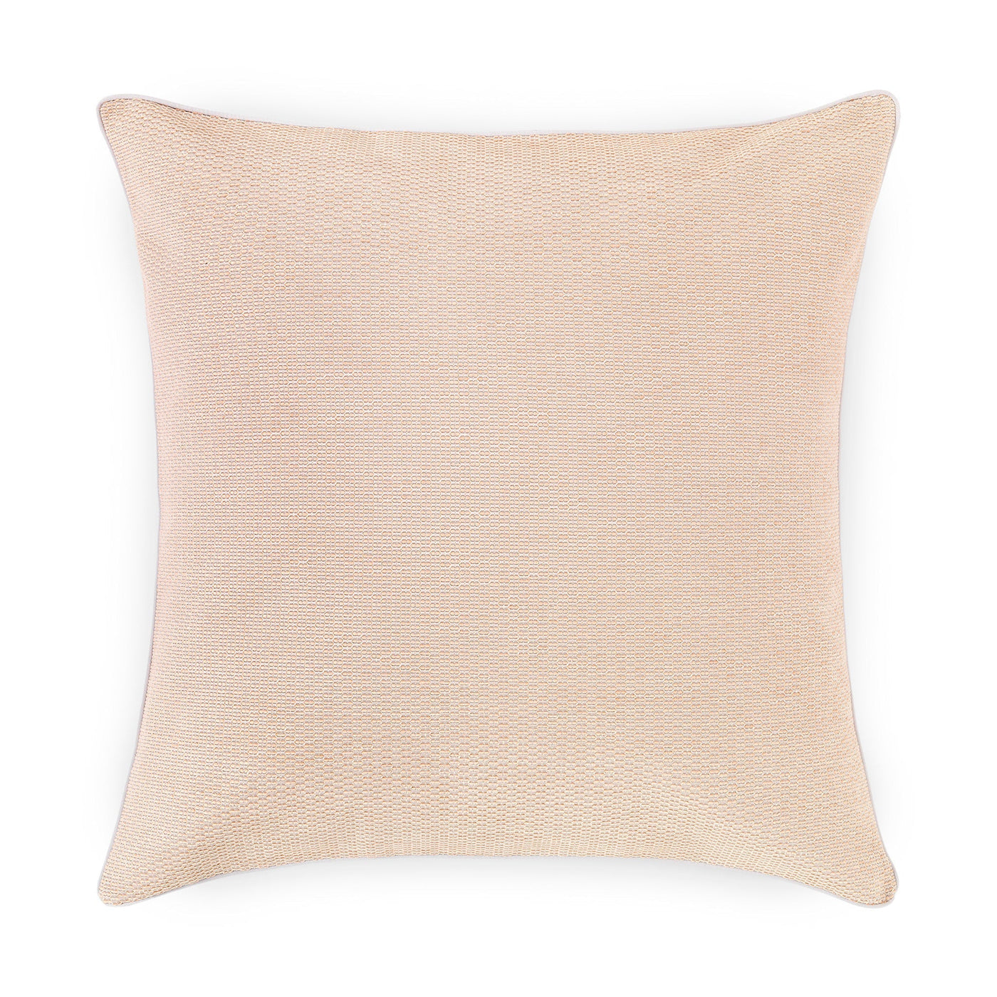 Amalia Home Collection Jasmim euro sham in blush with subtle woven texture.
