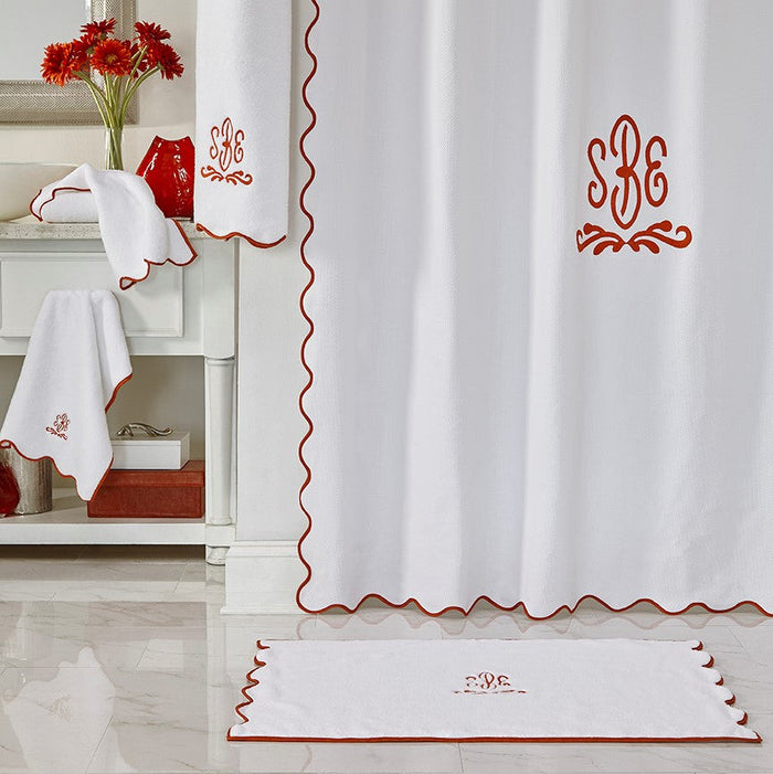 Photo of the Antalya | Shower Curtain ensemble.
