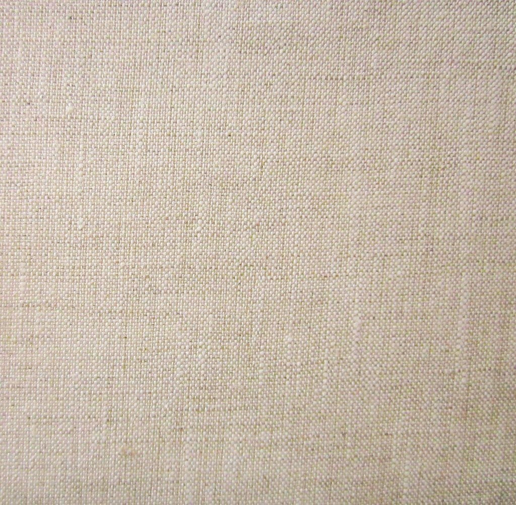 Close-up of Home Treasures Antique Linen woven texture in natural oatmeal.