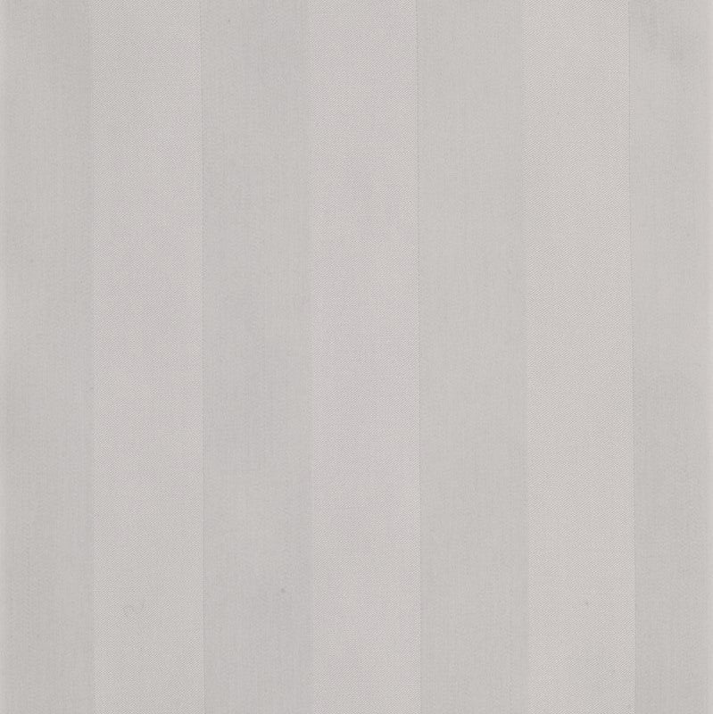 Close-up of Athens satin stripe weave in silver-grey linen fabric.
