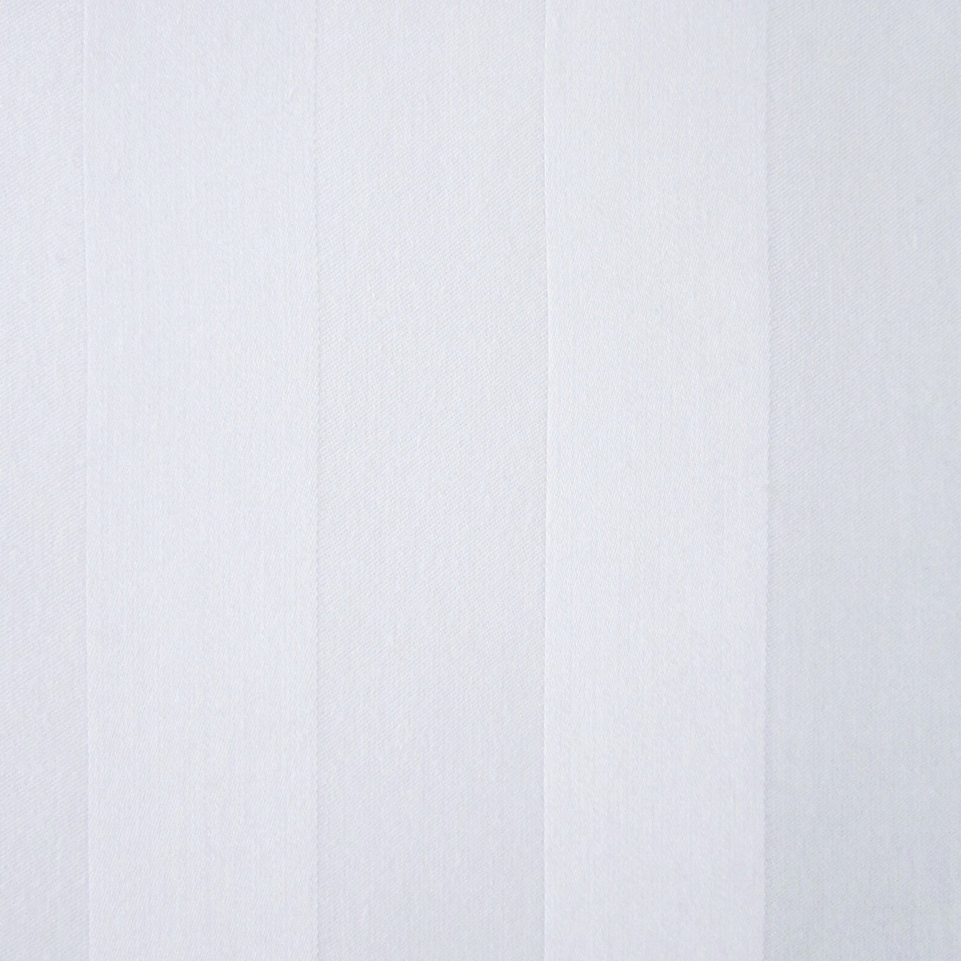 Close-up of Athens ivory satin-stripe cotton fabric texture.