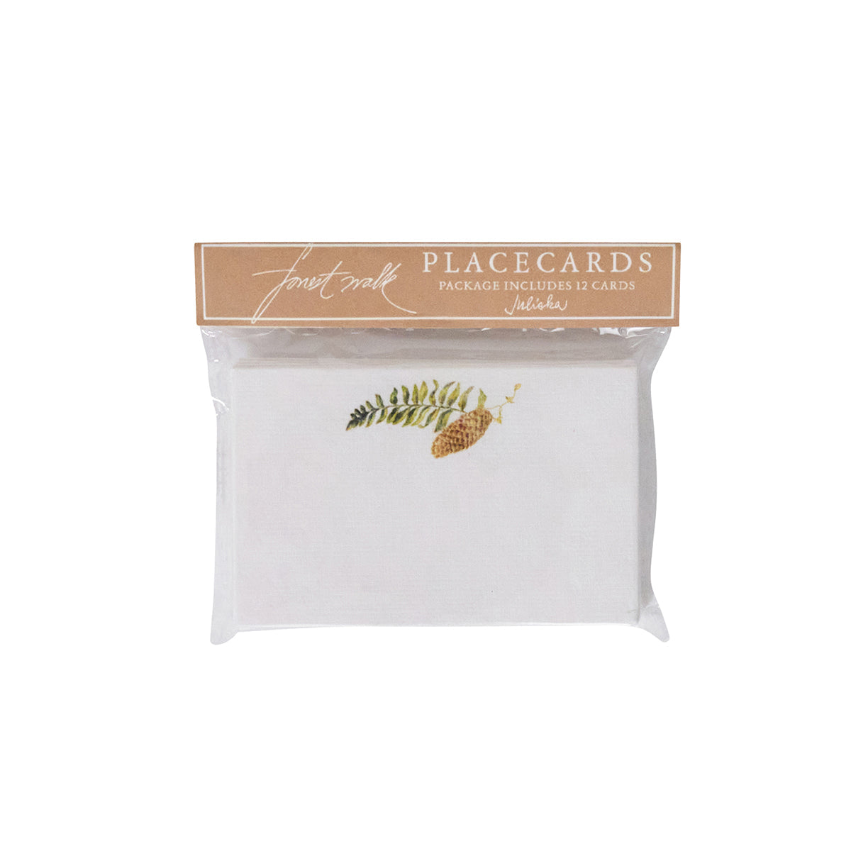 Juliska Forest Walk assorted place cards in their clear package