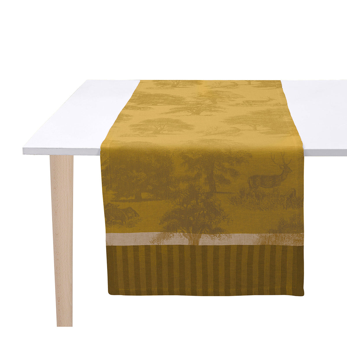 Souveraine table runner in Gold