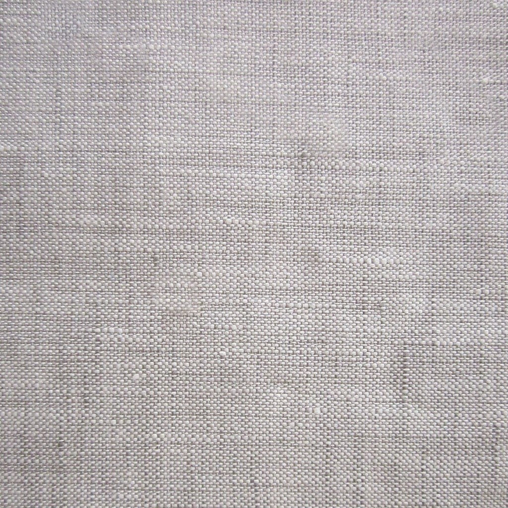 Close-up of Home Treasures Chester linen weave texture in silver-grey.