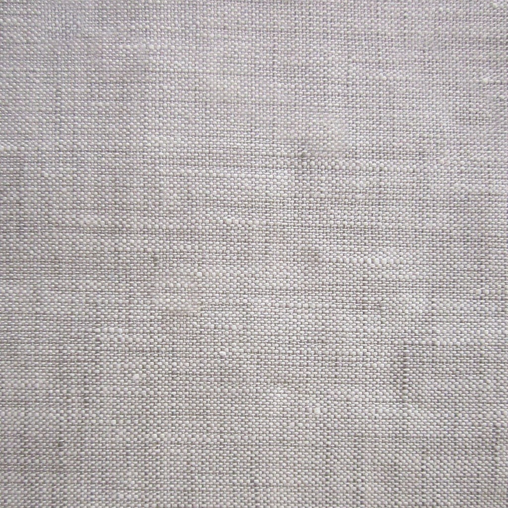 Close-up of Home Treasures Zebra linen fabric in silver-grey weave texture.