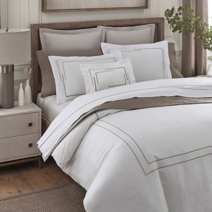 Photo of the Corso | Quilted Coverlet & Euro Set ensemble.