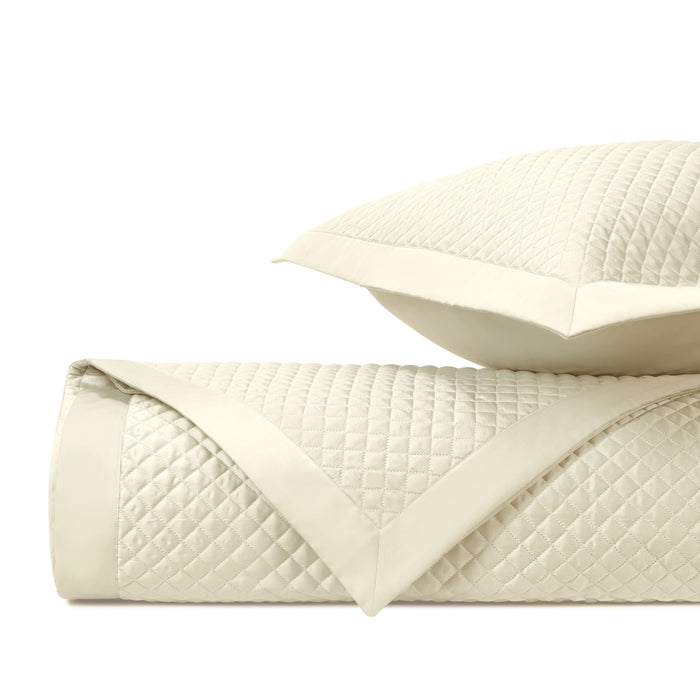Photo of the Diamond | Quilted Coverlet & Euro Set ensemble.