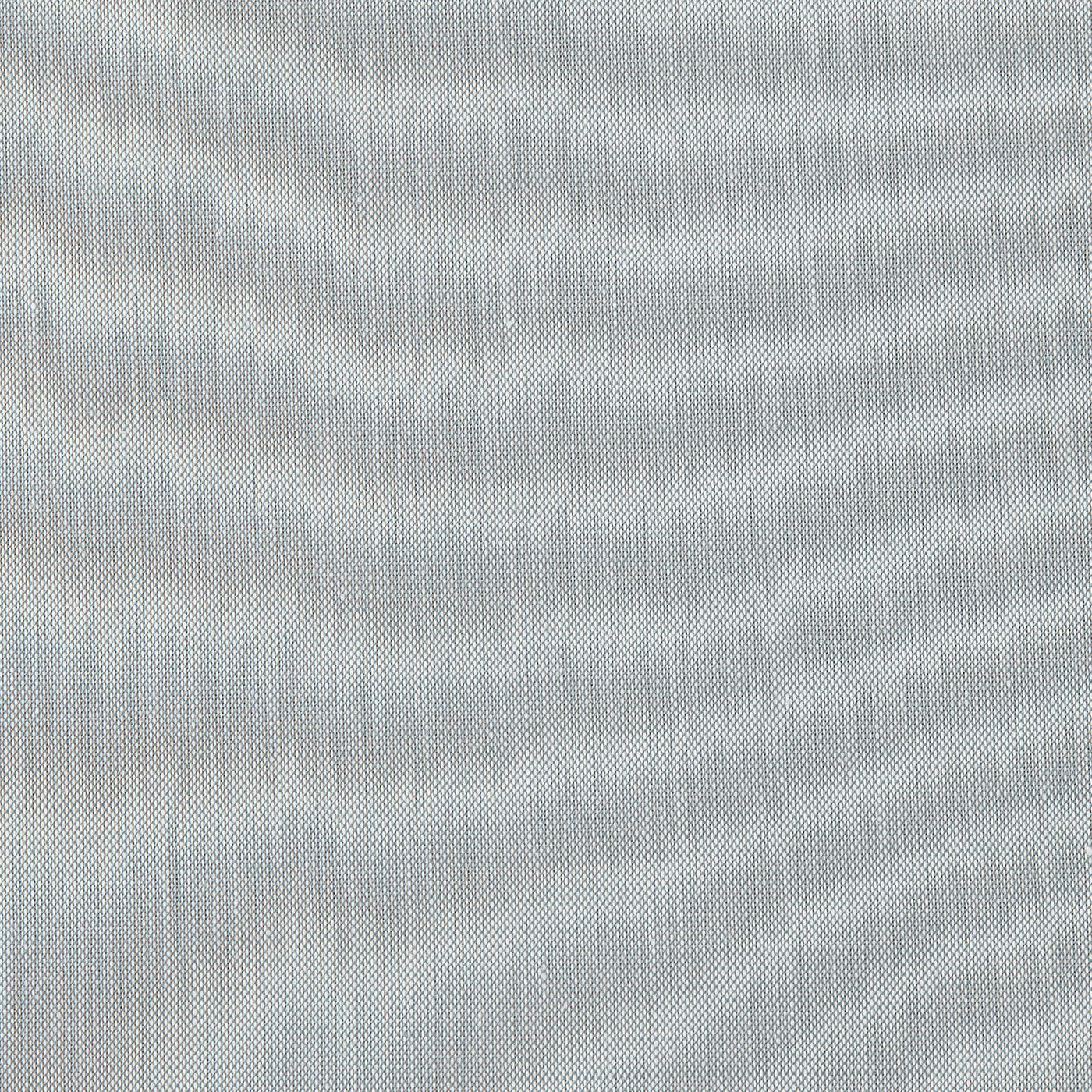 Close-up of pale mist linen-blend fabric with subtle vertical texture.
