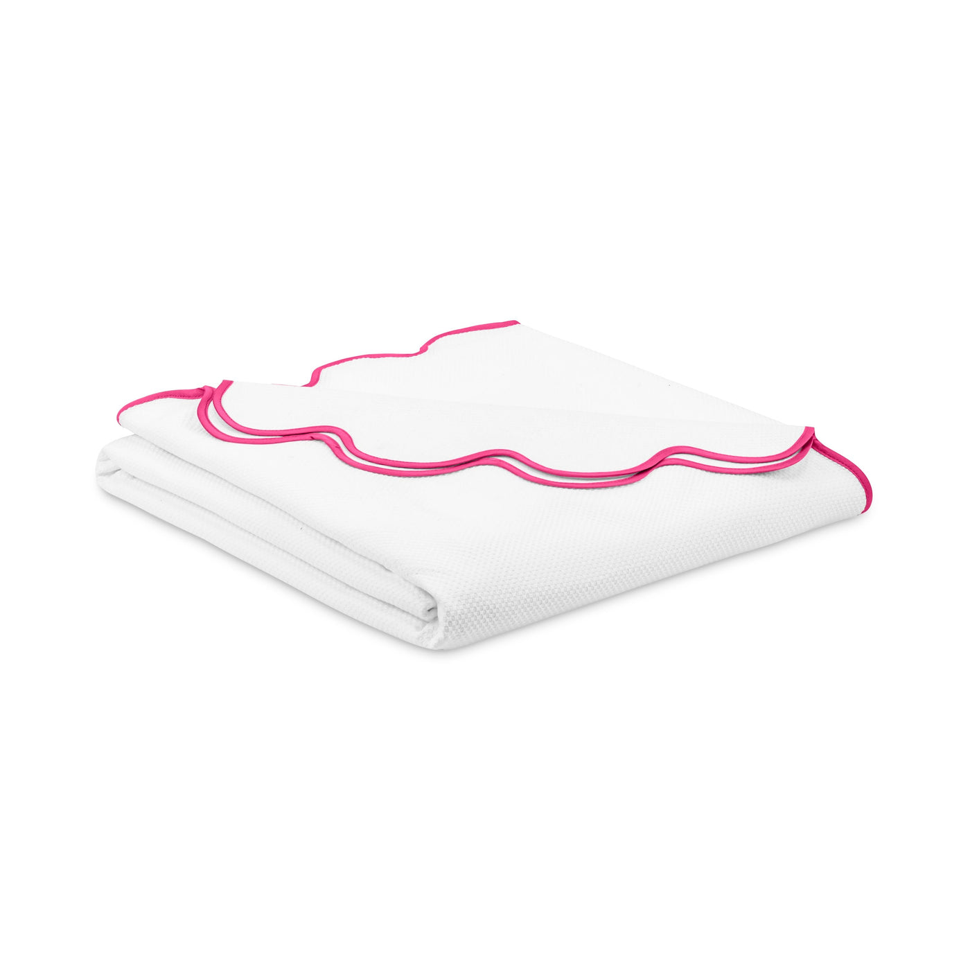 Honeycomb | Coverlet (Scalloped Hem)