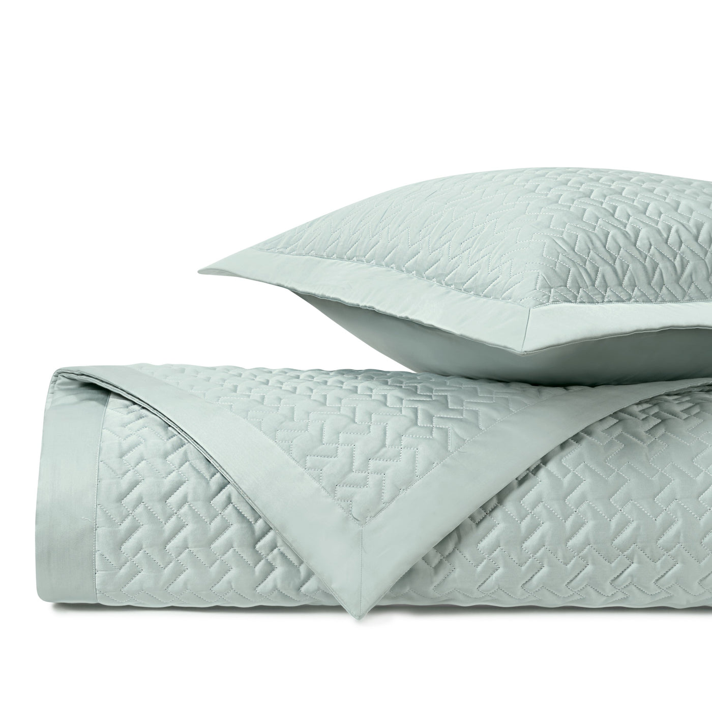 Houndstooth | Quilted Coverlet (Euro) Set